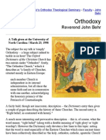 Orthodoxy