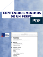 Contenidos Minimos para Un Perfil