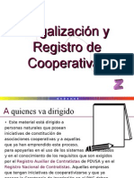 Cooperativas Conformacion