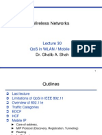 Wireless Networks: Qos in Wlan / Mobile Ip