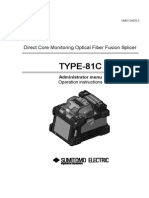 TYPE-81C Administrator Menu