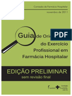 Guia de Orientacao Do Exercicio Profissional em Farmacia Hospitalar