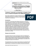 Causes of Negative Dissipation Factor