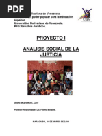 Analisis Social de La Justicia Proyecto I