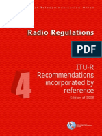 ITU Radio Regulations - Vol IV - Recommendations Incorporated by Reference