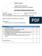 Lista de Cotejo y Rbricas para El Proyecto