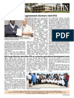 Bulletin: NGO and IITA Sign Agreement Farmers Visit IITA