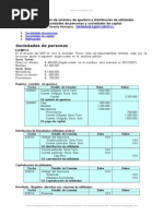 Contabilizacion Asientos Apertura Utilidades