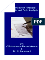 An Overview On Financial Statements and Ratio Analysis