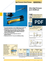 Enerpac High Pressure Pumps Catalog