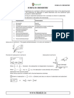 Surface Chemistry