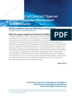 March 2012 Impact of Contract Type