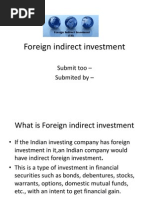 Foreign Indirect Investment