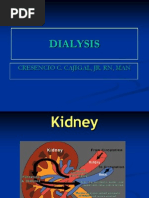 Dialysis: Cresencio C. Cajigal, Jr. RN, Man