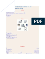 Elementos y Equipos Necesarios en Un Departamento de Archivo