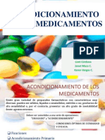 Acondicionamiento de Los Medicamentos Exposición Jul2014