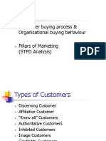 Consumer Buying Process & Organisational Buying Behaviour Pillars of Marketing (STPD Analysis)