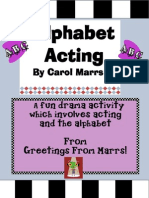 Alphabet Acting