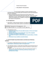 FL Criminal Procedure Bar Notes