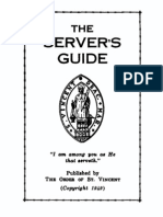 Server's Guide - Order of ST Vincent