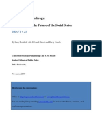 Disrupting Philanthropy 2.0 - Please See Final HTTP://WWW - scribd.com/doc/31178075/Disrupting-Philanthropy-FINAL