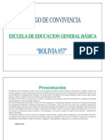 Codigo de Convivencia Bolivia