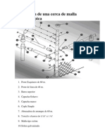 Descripcion de Una Cerca de Malla Ciclónica Típica