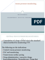 Central Venous Pressure Monitoring.: DR Jyothsna Chairperson DR Sunil Chhabria