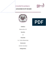 Aplicaciones de Las Derivadas de Primer Orden