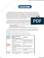 Sequence of Verb Tenses