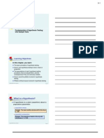 Week 11-Fundamentals of Hypothesis Testing