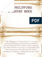 Philippines A Century Hence