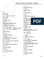 Esat - Formulas