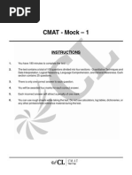 CMAT Mock Test