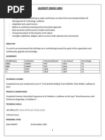 Jagdeep Singh Ubhi: Profile Summary