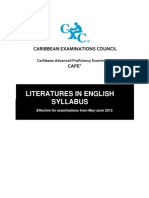 CAPE Literatures in English