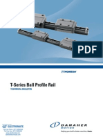 Thomson T Series Profile Rail Specsheet