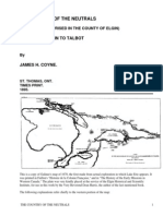 The Country of The Neutrals (As Far As Comprised in The County of Elgin), From Champlain To Talbot by Coyne, James H.