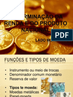 Funções e Tipos de Moeda - Economia PDF