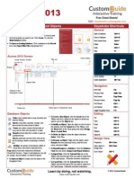 Access 2013 Cheat Sheet