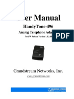 User Manual: Handytone-496