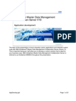 Infosphere Master Data Management Collaboration Server V10: Application Development