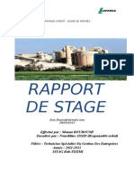 Rapport de Stage de Mouna Bouroumi