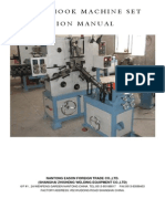 (ESP) Hanger Hook Forming Machine Manual