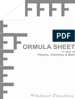 +1 and +2 PCM Formula Sheet