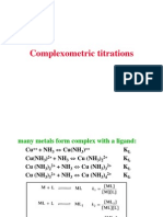 Complexometric Titrations