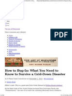 36 How To Bug-In What You Need To Know To Survive A Grid-Down Disaster