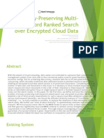 Privacy-Preserving Multi-Keyword Ranked Search Over Encrypted Cloud Data