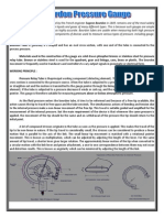 Bourdon Tube and Principle