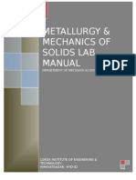 Mos & Metallurgy Lab